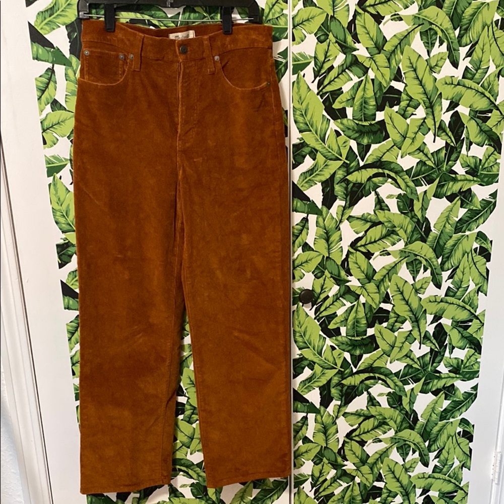 Madewell Perfect Vintage Wideleg Jean in Corduroy size 28